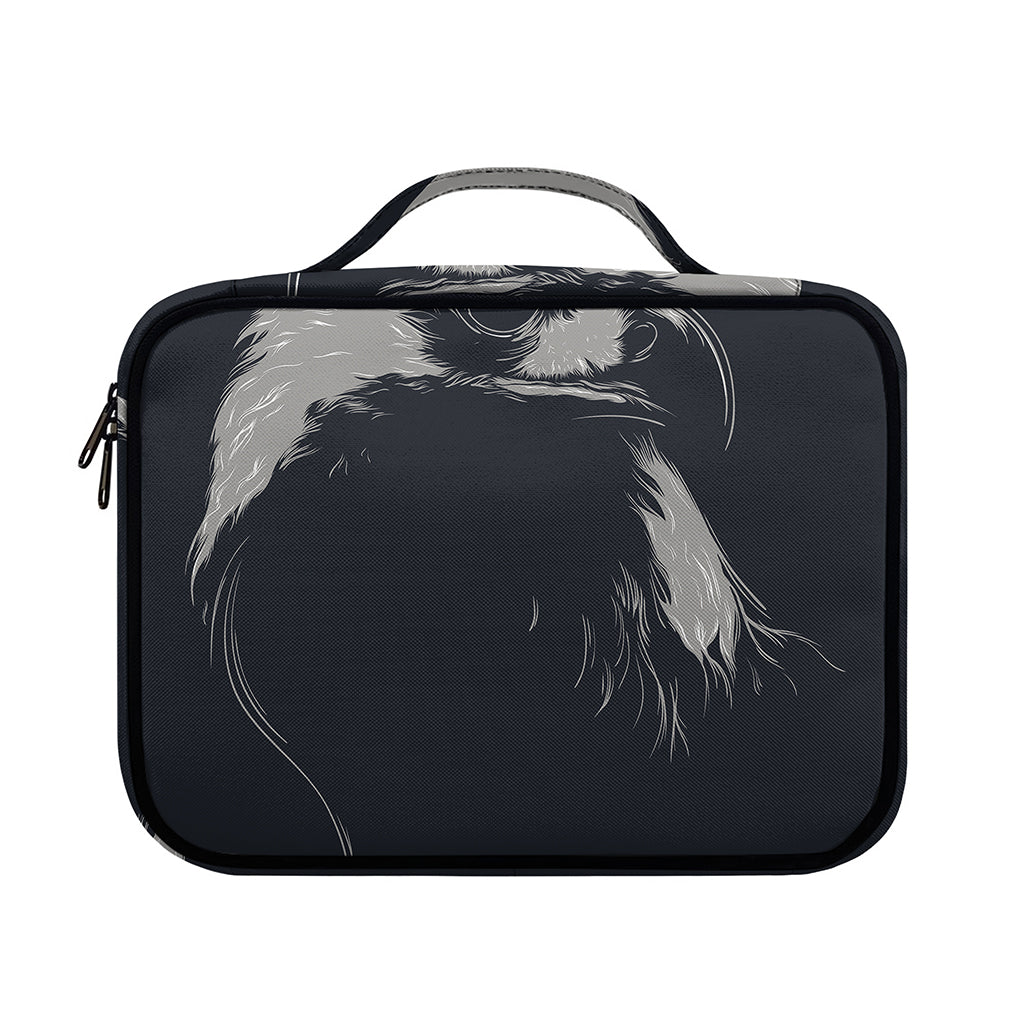 Monochrome Eagle Print Briefcase Bible Bag