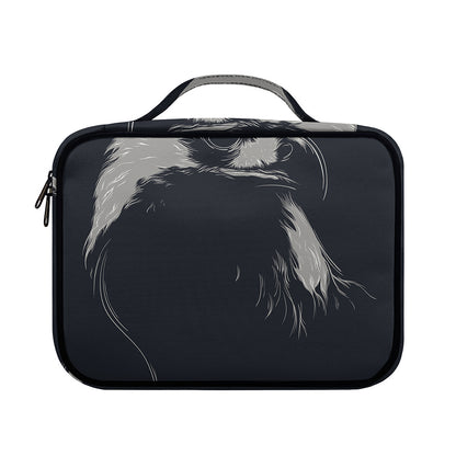 Monochrome Eagle Print Briefcase Bible Bag