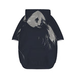 Monochrome Eagle Print Dog Zip Up Hoodie