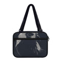 Monochrome Eagle Print Double Strap Bible Bag