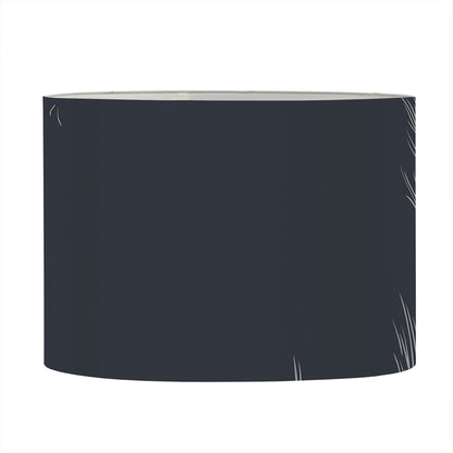 Monochrome Eagle Print Drum Lamp Shade