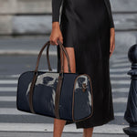 Monochrome Eagle Print Duffle Bag
