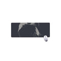 Monochrome Eagle Print Extended Mouse Pad