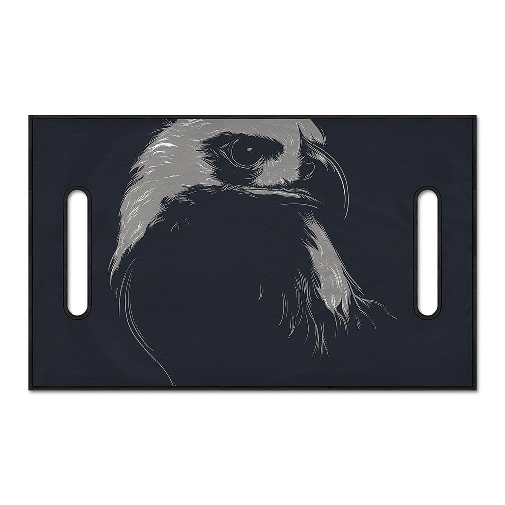 Monochrome Eagle Print Golf Cart Seat Cover