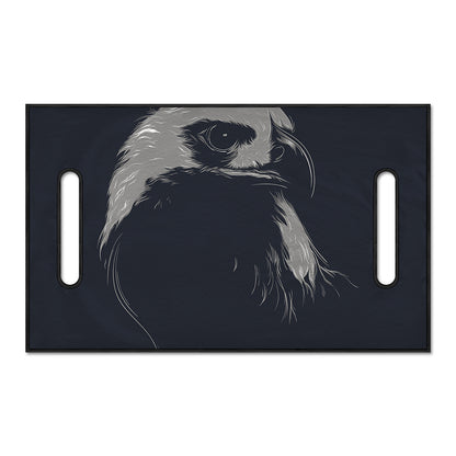 Monochrome Eagle Print Golf Cart Seat Cover
