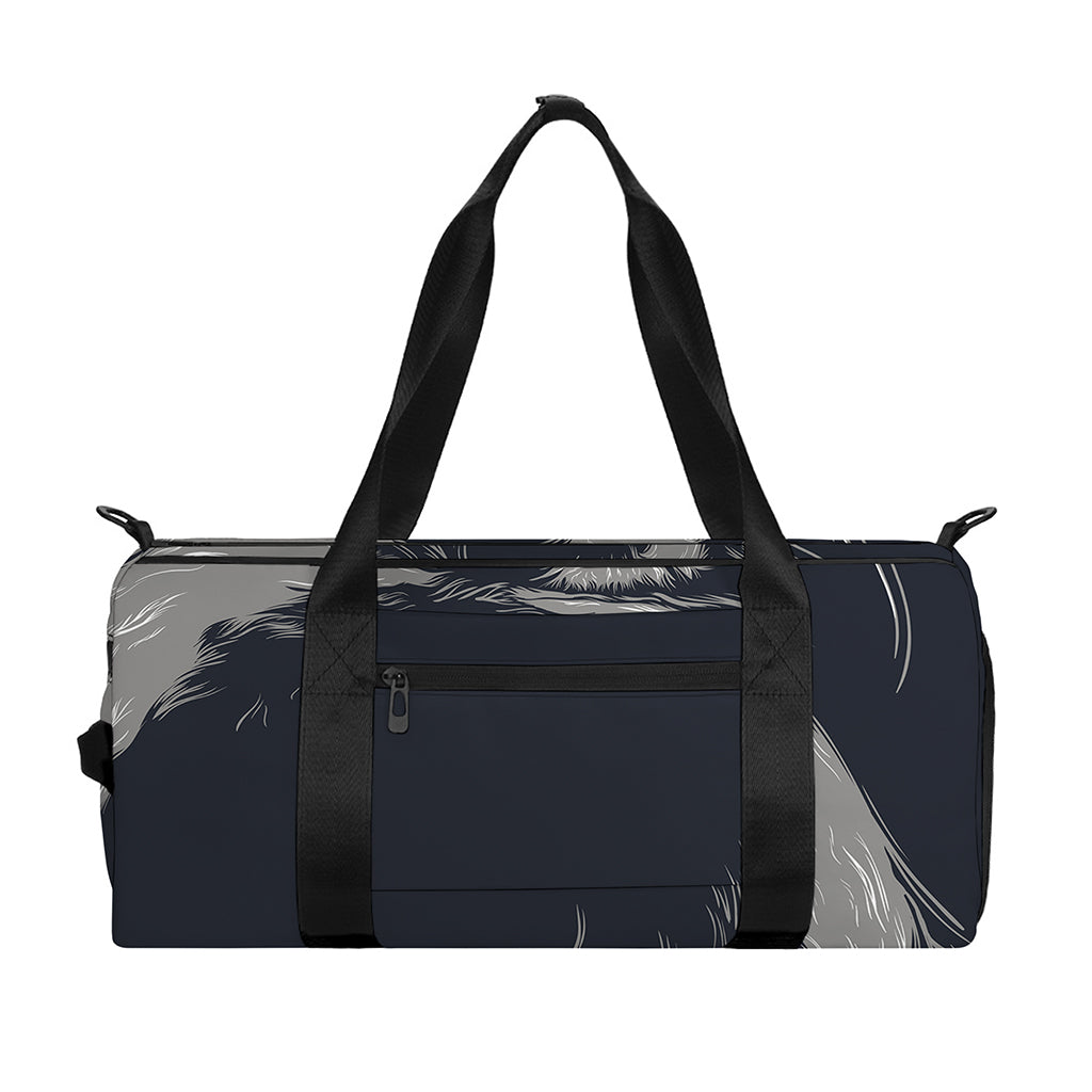 Monochrome Eagle Print Gym Bag