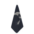 Monochrome Eagle Print Hand Towel