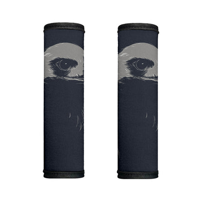 Monochrome Eagle Print Handle Covers