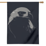 Monochrome Eagle Print House Flag