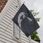 Monochrome Eagle Print House Flag