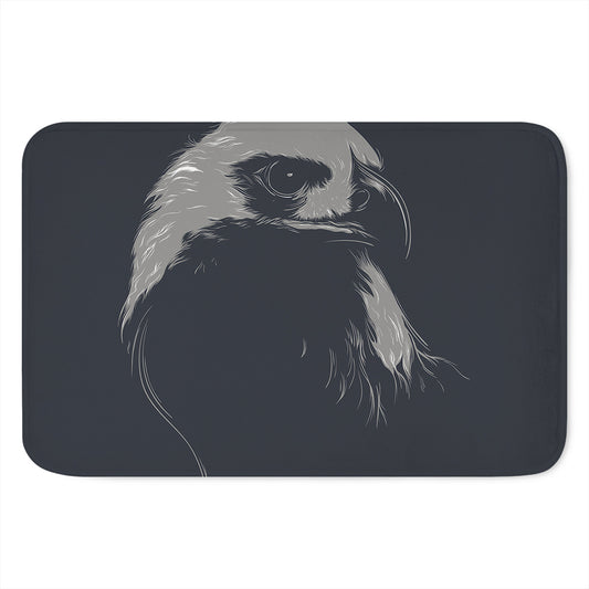 Monochrome Eagle Print Indoor Door Mat