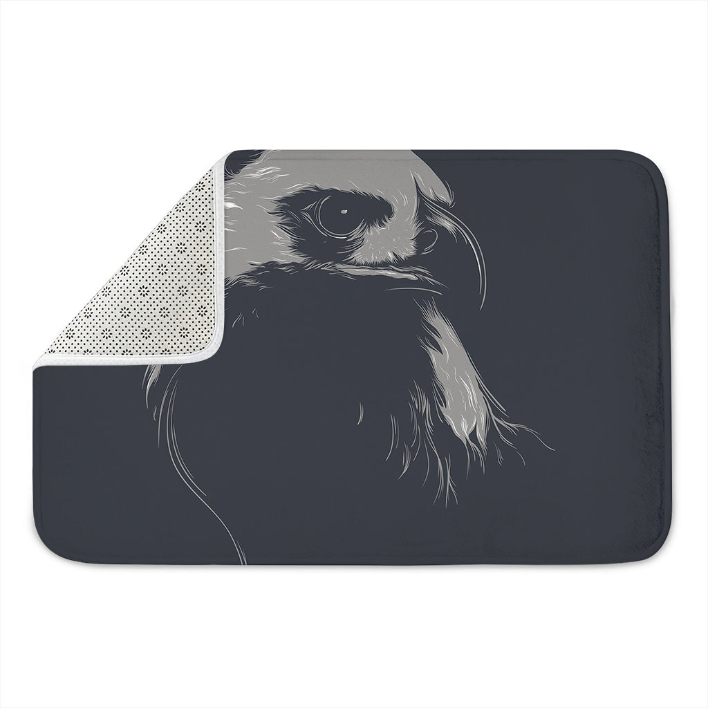 Monochrome Eagle Print Indoor Door Mat
