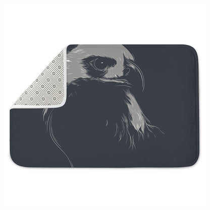 Monochrome Eagle Print Indoor Door Mat