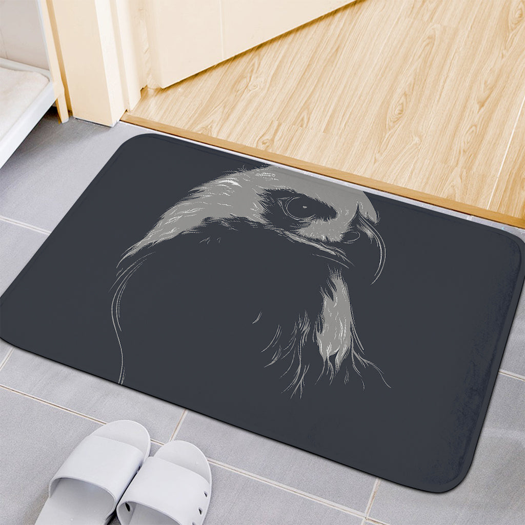 Monochrome Eagle Print Indoor Door Mat