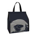 Monochrome Eagle Print Insulated Lunch Tote