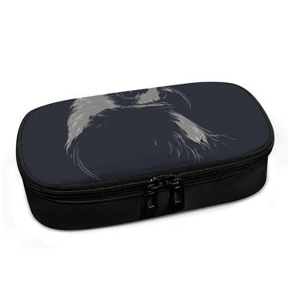 Monochrome Eagle Print Insulin Cooler Travel Case
