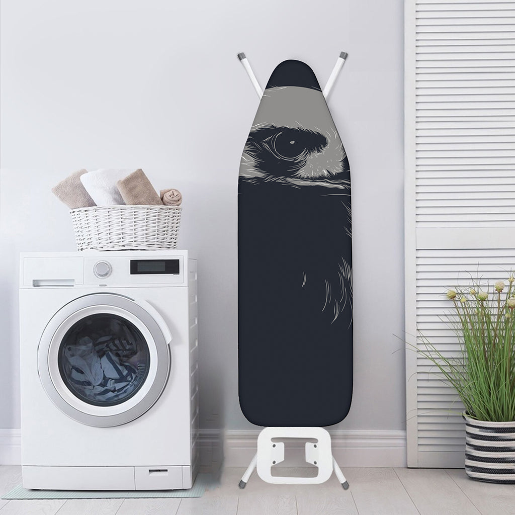 Monochrome Eagle Print Ironing Board Cover