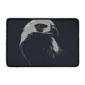 Monochrome Eagle Print Kitchen Mat
