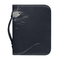 Monochrome Eagle Print Leather Bible Cover