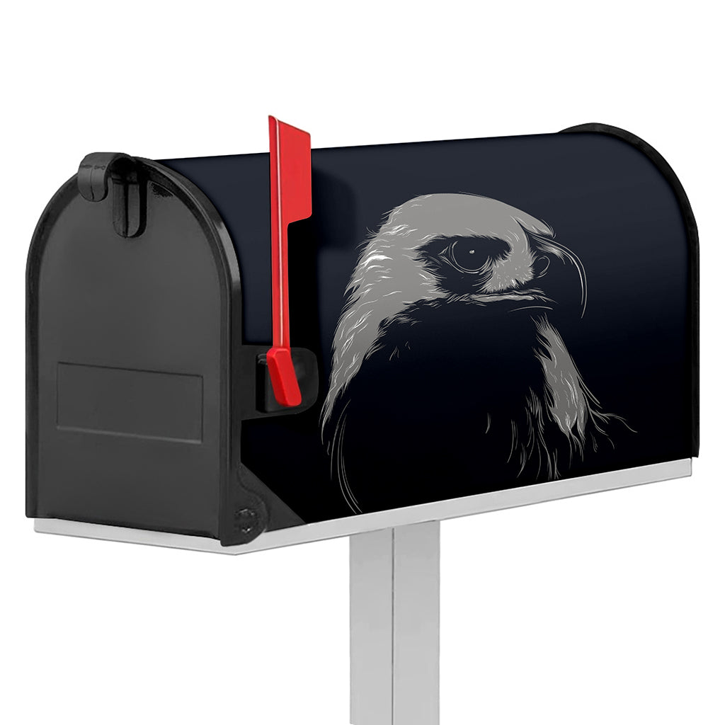 Monochrome Eagle Print Mailbox Cover