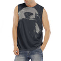 Monochrome Eagle Print Men's Fitness Tank Top