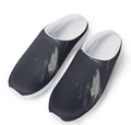 Monochrome Eagle Print Mesh Casual Shoes