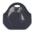Monochrome Eagle Print Neoprene Lunch Bag
