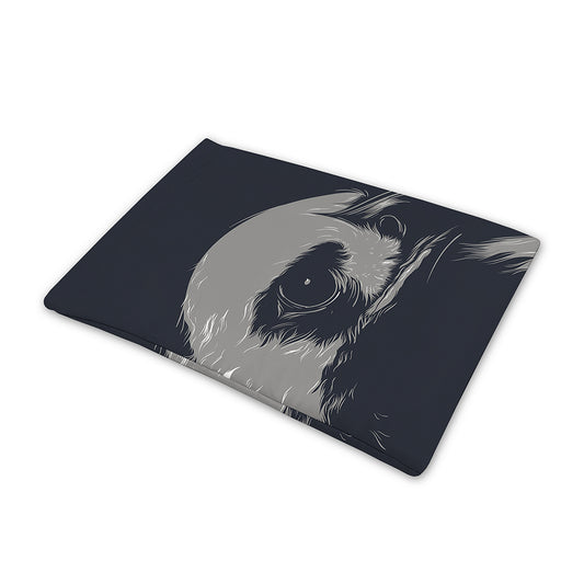 Monochrome Eagle Print Pet Cooling Mat Cover