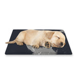 Monochrome Eagle Print Pet Cooling Mat Cover