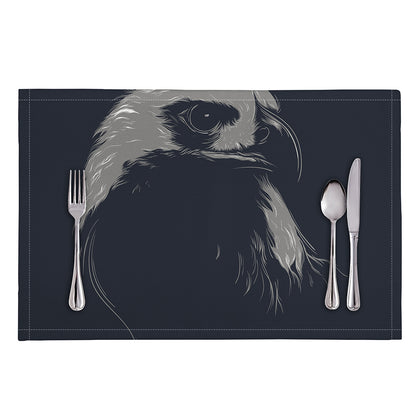 Monochrome Eagle Print Placemat