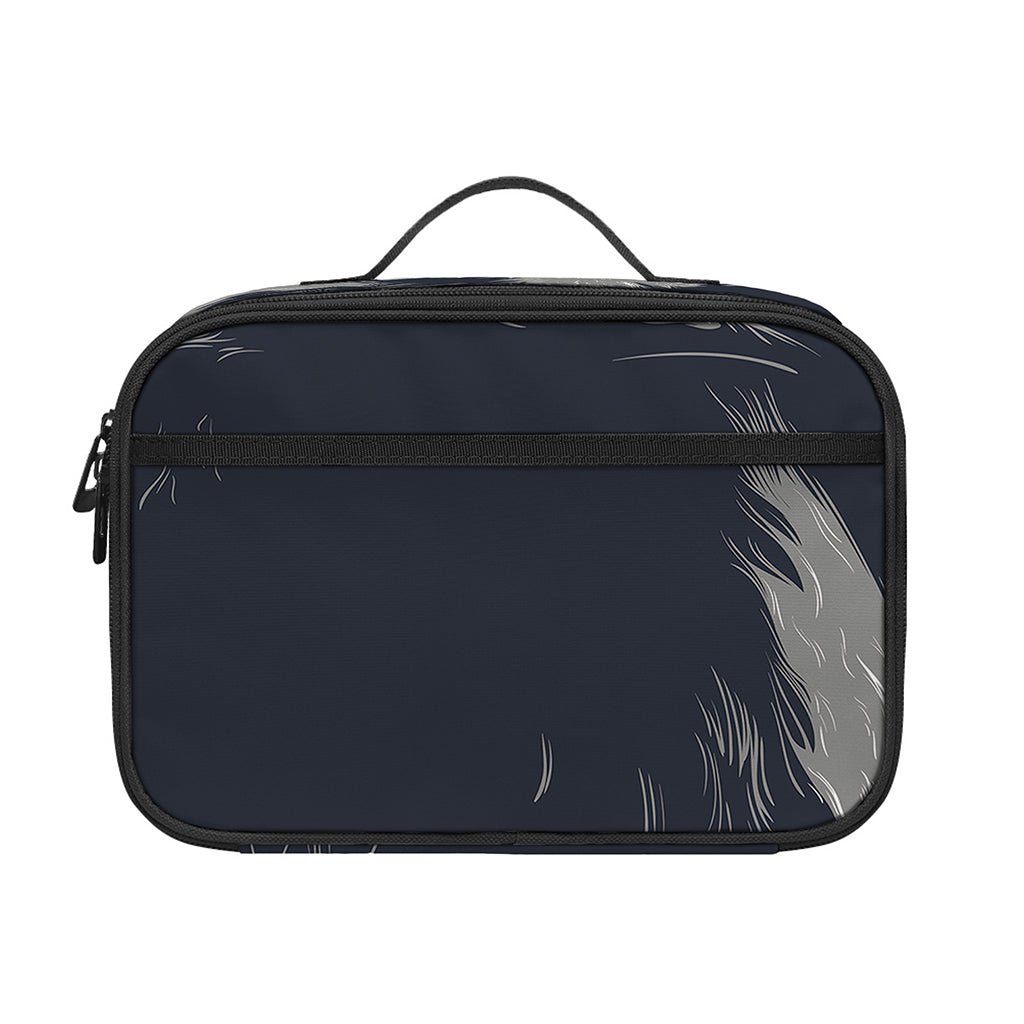 Monochrome Eagle Print Portable Lunch Bag
