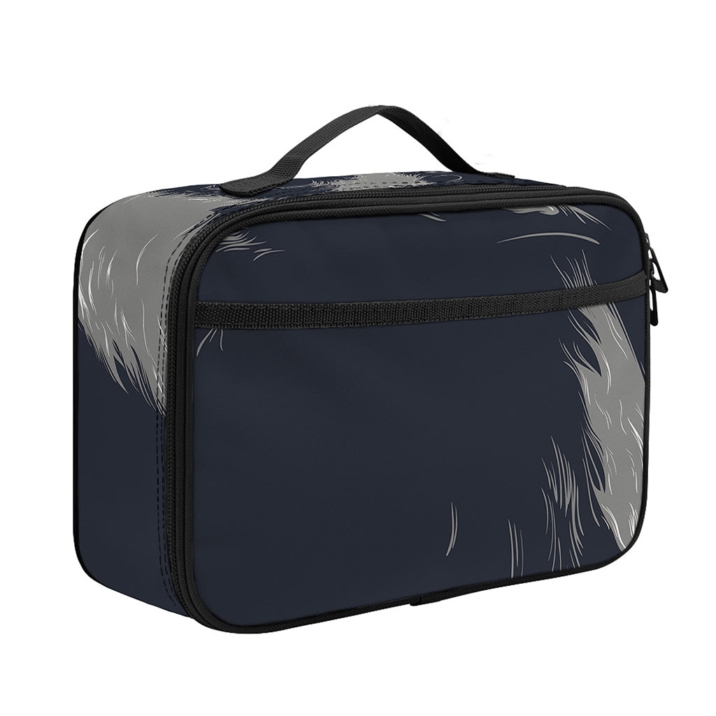 Monochrome Eagle Print Portable Lunch Bag