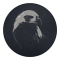 Monochrome Eagle Print Round Blanket