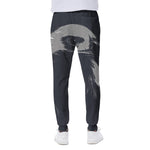 Monochrome Eagle Print Scuba Joggers