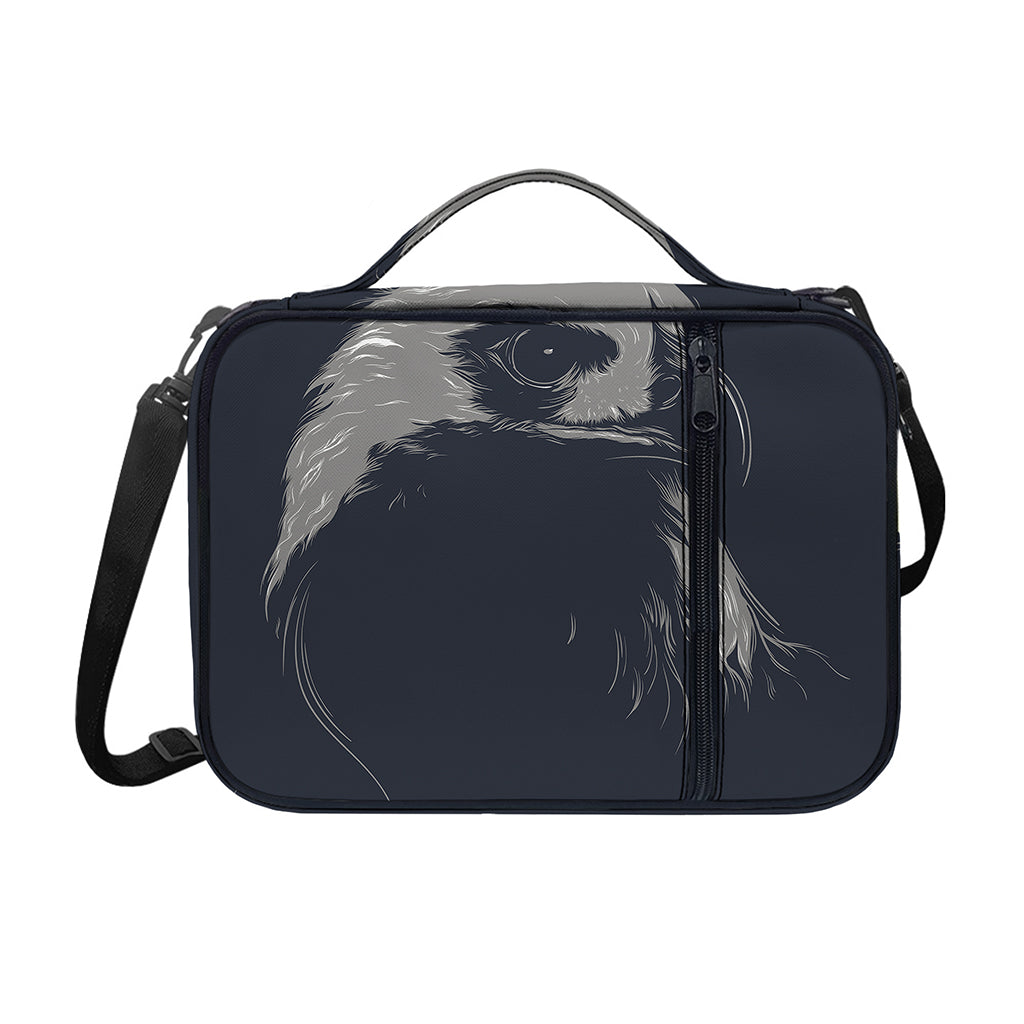 Monochrome Eagle Print Shoulder Strap Bible Bag