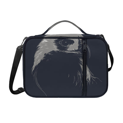 Monochrome Eagle Print Shoulder Strap Bible Bag