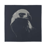 Monochrome Eagle Print Silk Bandana