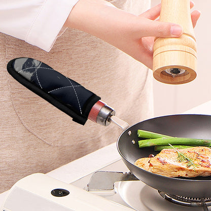 Monochrome Eagle Print Skillet Handle Cover