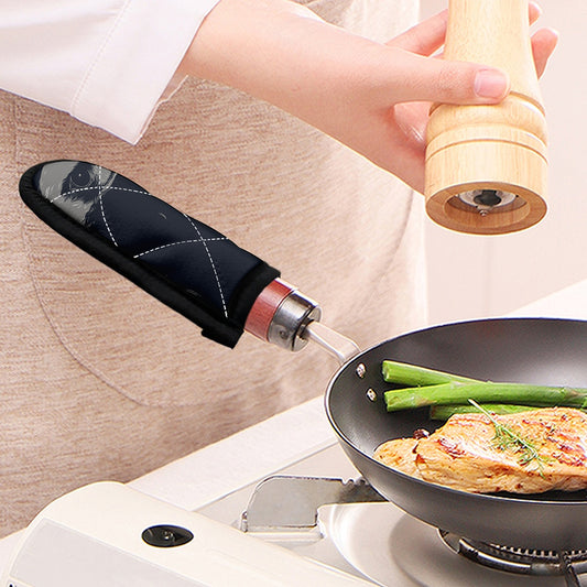 Monochrome Eagle Print Skillet Handle Cover