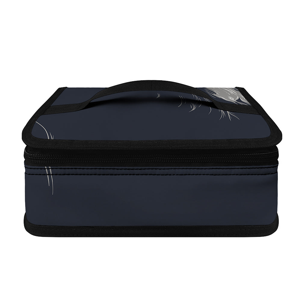 Monochrome Eagle Print Small Lunch Bag