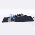 Monochrome Eagle Print Sports Towel