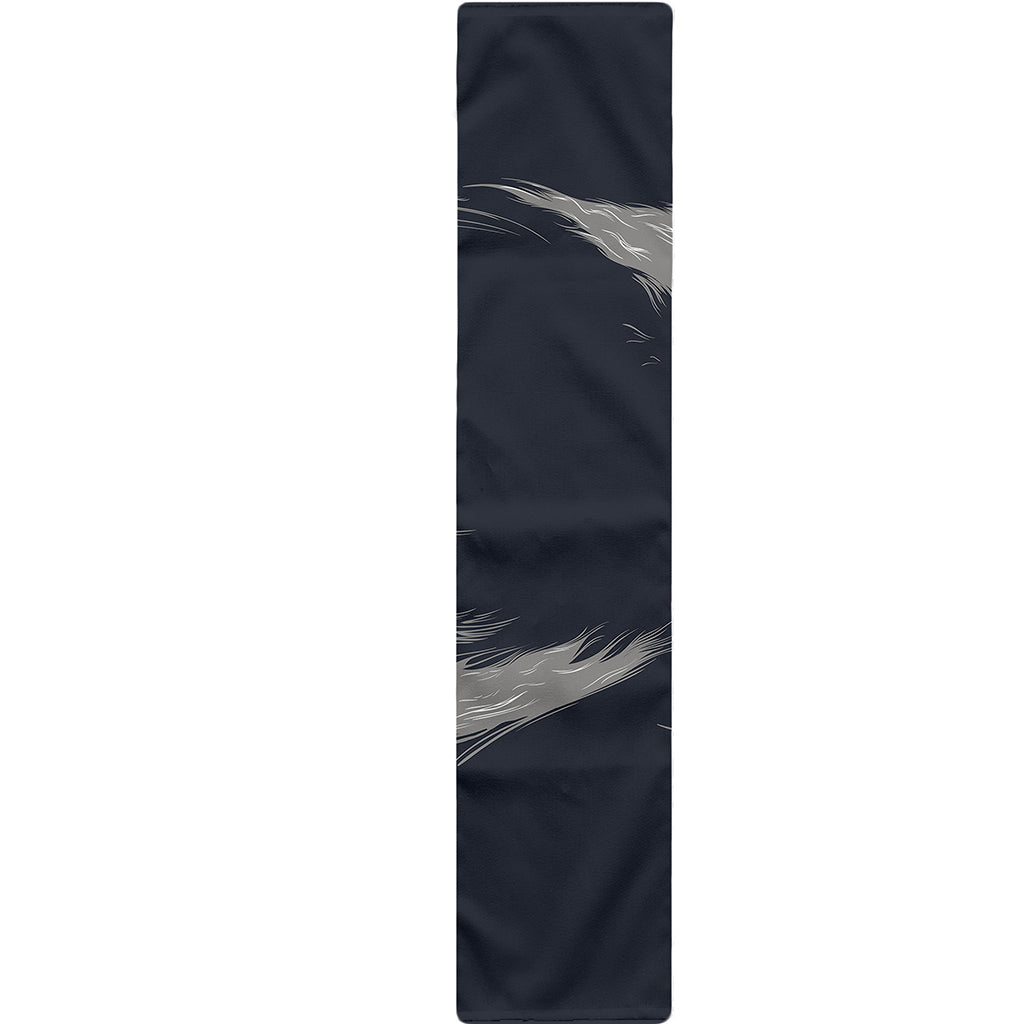 Monochrome Eagle Print Table Runner