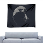Monochrome Eagle Print Tapestry