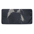 Monochrome Eagle Print Towel