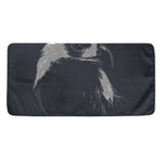 Monochrome Eagle Print Towel