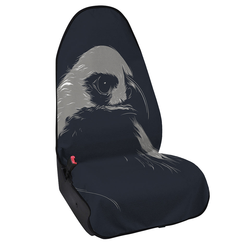Monochrome Eagle Print Waterproof Car Seat Cover