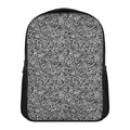 Monochrome Graffiti Hippie Pattern Print Casual Backpack