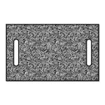 Monochrome Graffiti Hippie Pattern Print Golf Cart Seat Cover