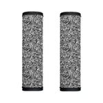 Monochrome Graffiti Hippie Pattern Print Handle Covers