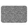 Monochrome Graffiti Hippie Pattern Print Indoor Door Mat